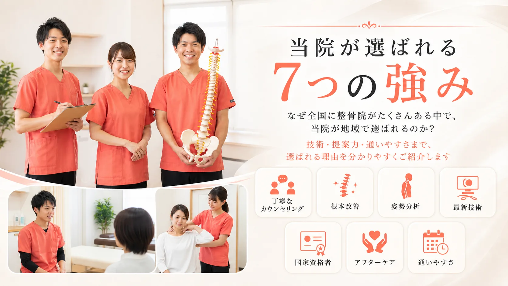 新潟中央区骨盤整骨院 根本回復施術の強み 骨格×深層筋×神経調整 新潟市鳥屋野南